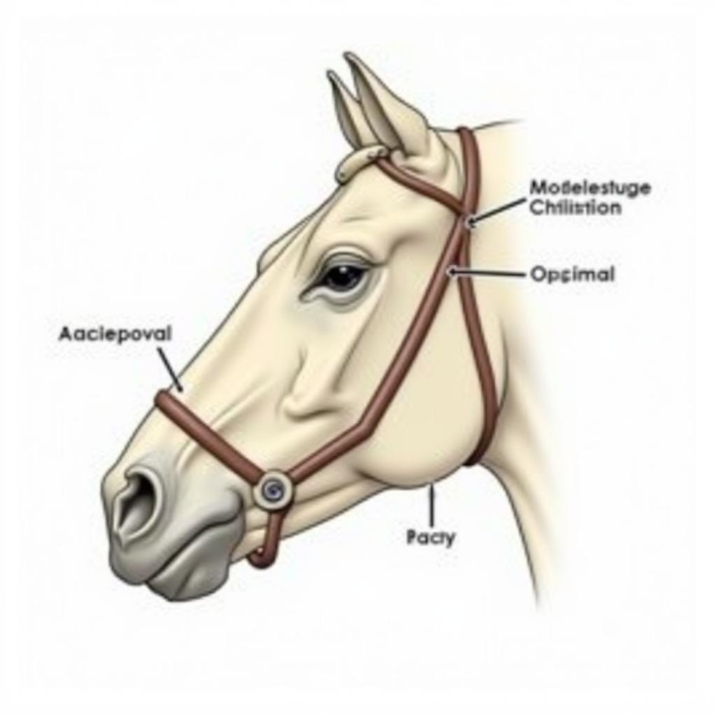 Horse Atlas Anatomy: Detailed view of the atlas bone in a horse's skeletal structure, showcasing its unique ring-like shape and connection to the skull and axis bone.