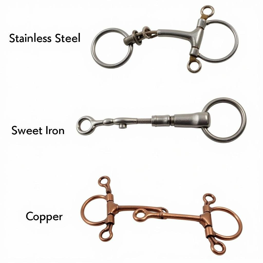 Different Horse Bit Materials