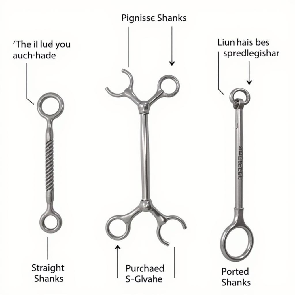 Types of Horse Bit Shanks