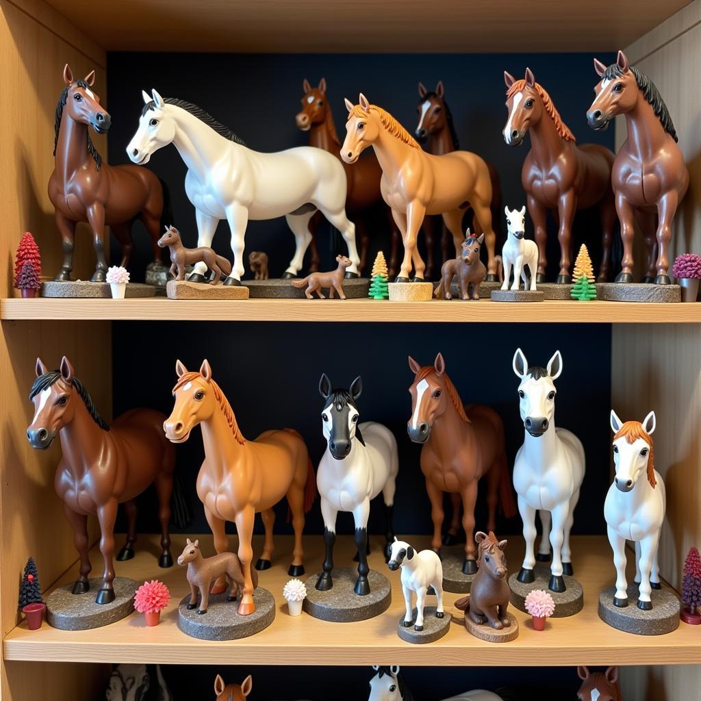 Collection of Horse Bobbleheads