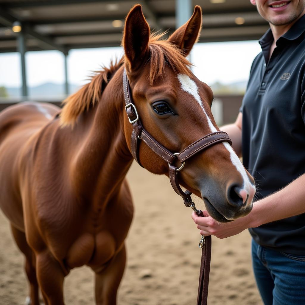 Horse Breaking Halter and Lead Rope