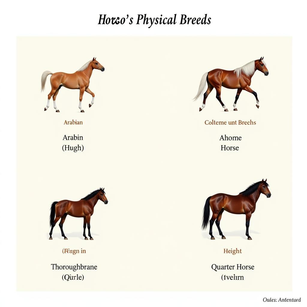 Comparing Different Horse Breed Standards