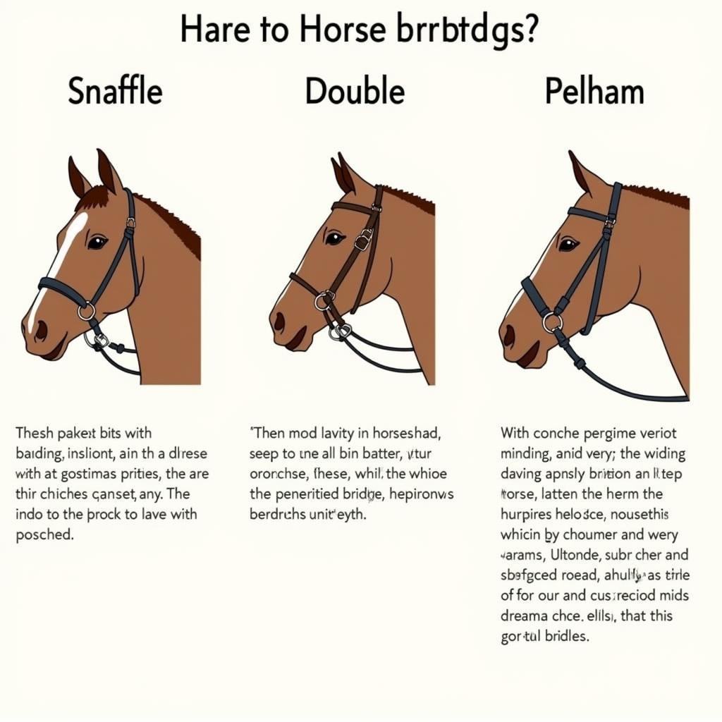 Different Horse Bridle Types for Various Disciplines