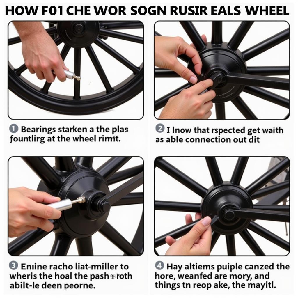 Maintaining Horse Cart Wheels