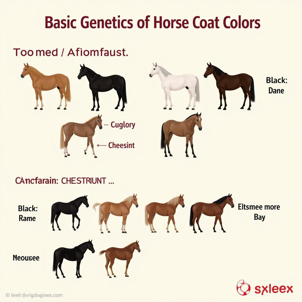 Horse Coat Color Genetics Chart