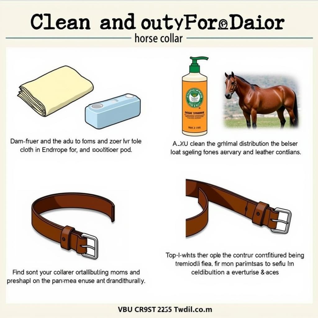 Cleaning and Maintaining a Horse Collar