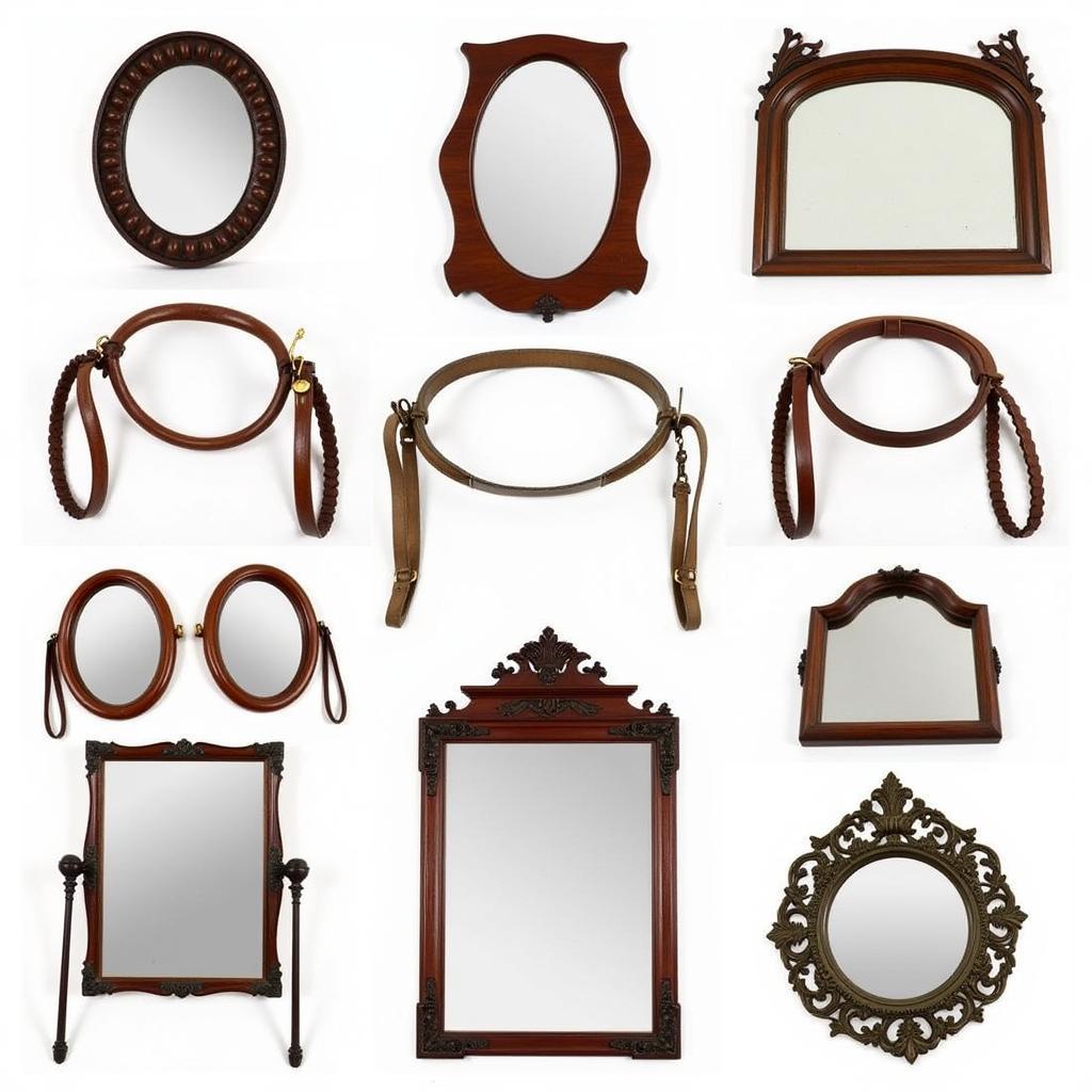 Different Styles of Horse Collar Mirrors