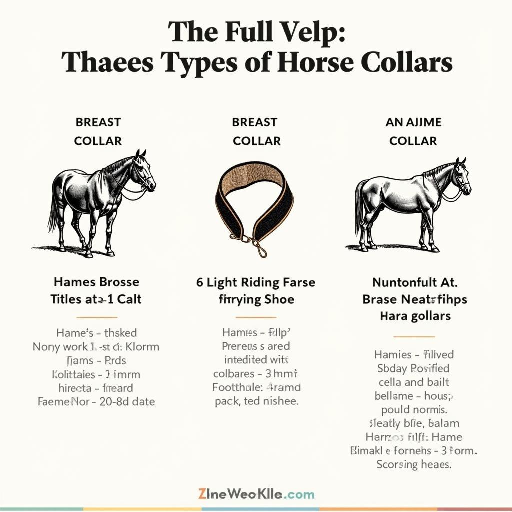 Different Types of Horse Collars