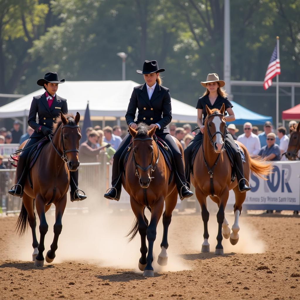 Horse and Colt Show Competition: Riders and Horses