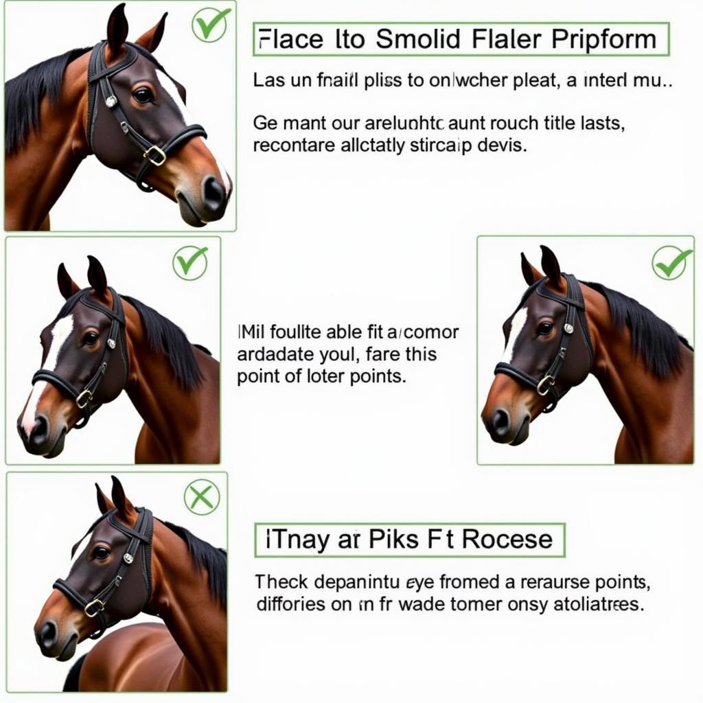 Horse Compression Mask Application Techniques