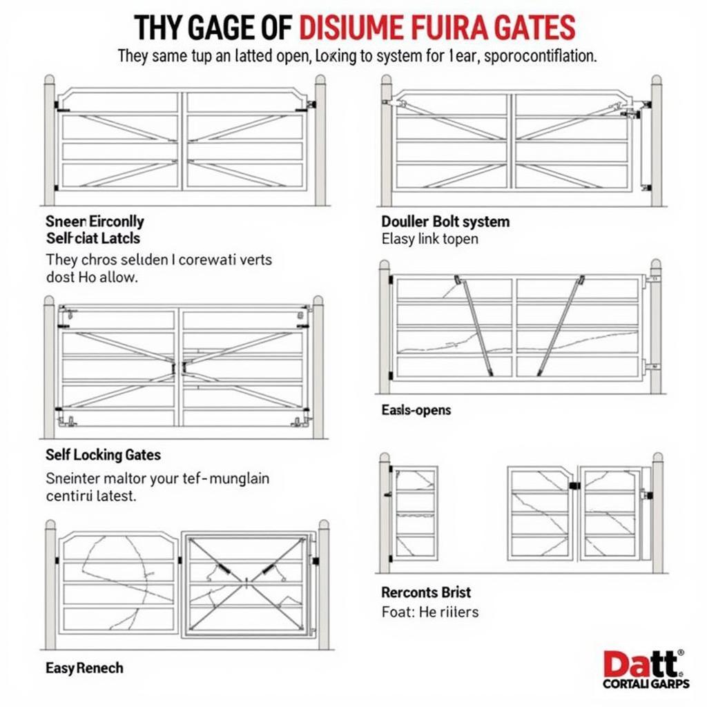 Secure and Easy-to-Use Horse Corral Gate Systems