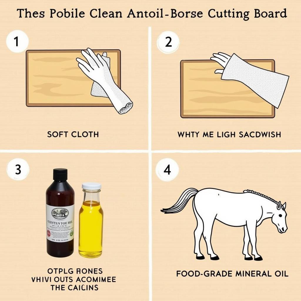 Caring for Your Horse Cutting Board