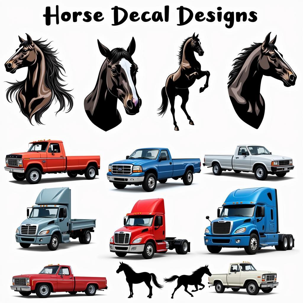 Horse Decal Designs for Trucks