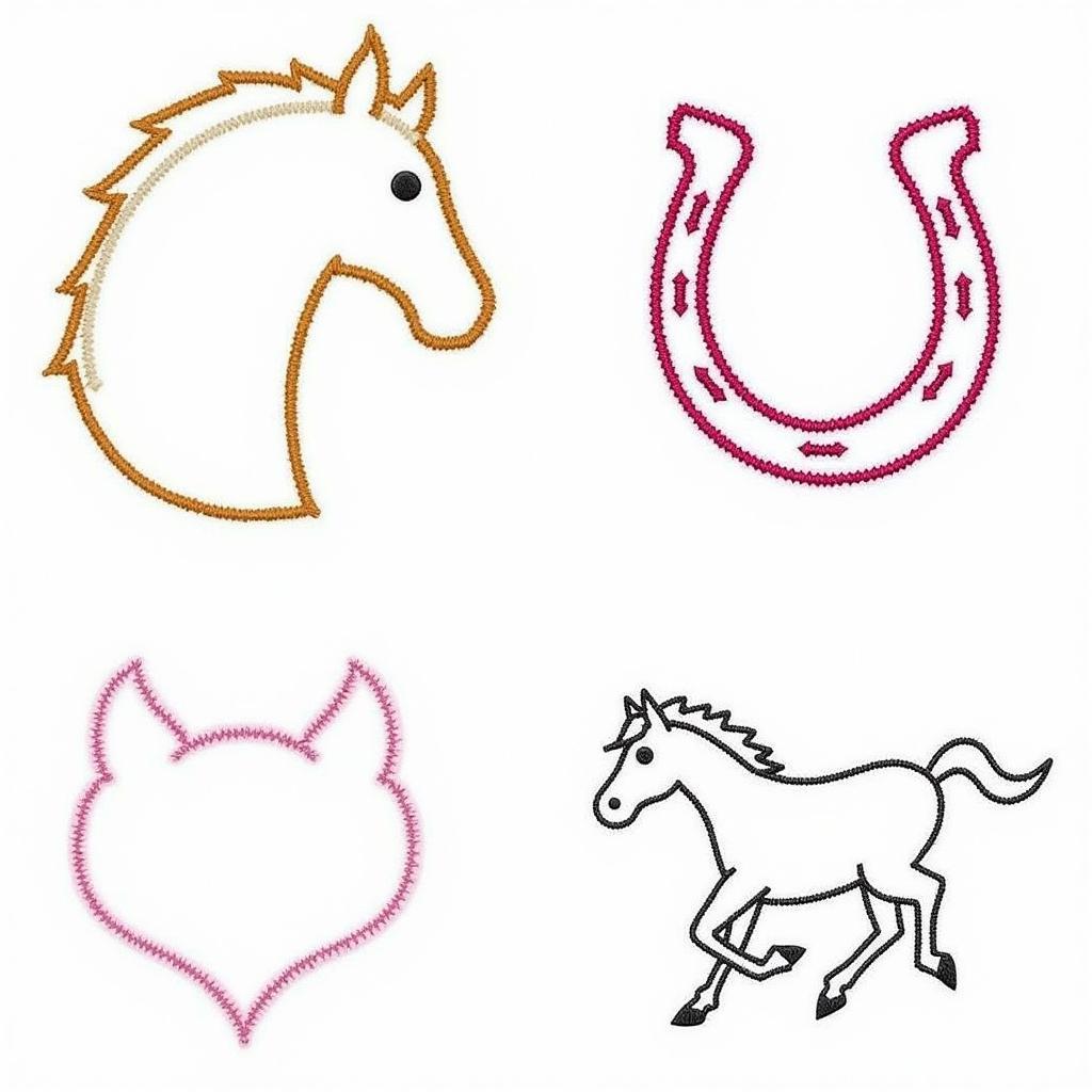 Horse Embroidery Designs for Beginners