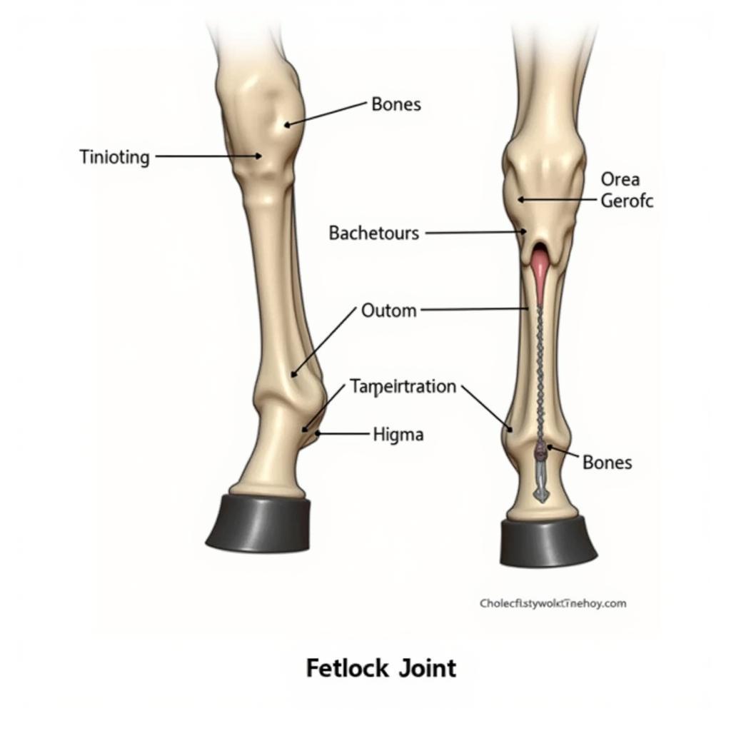 Horse Fetlock Anatomy Diagram