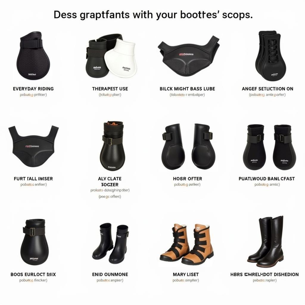 Different Types of Horse Foot Boots