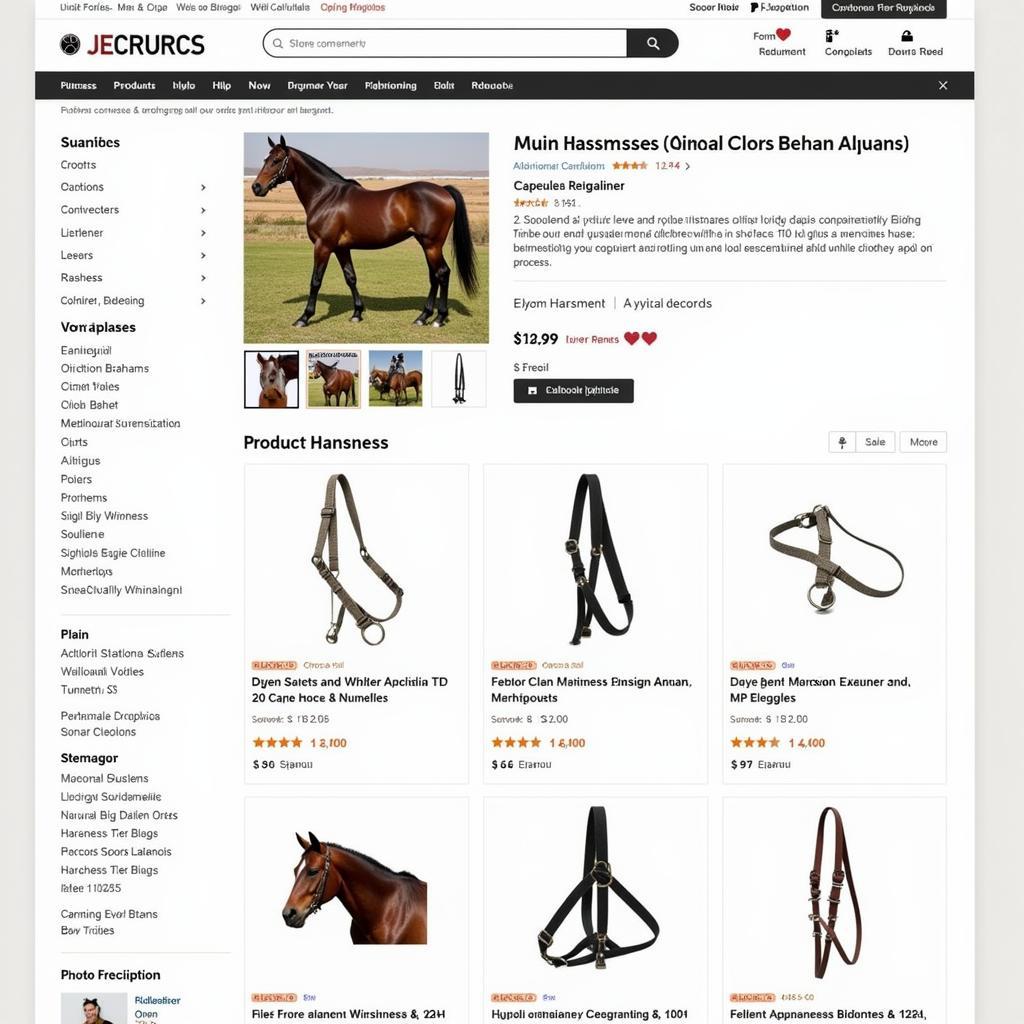 Horse Harness Online Shopping Guide