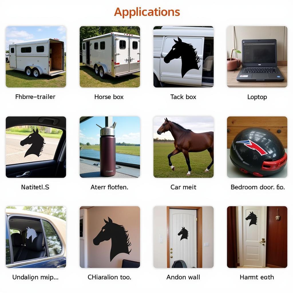 Creative Applications of Horse Head Decals