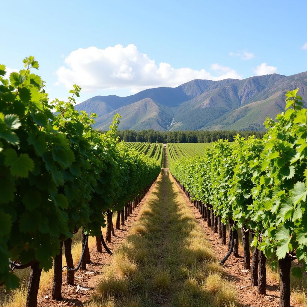 Cabernet Sauvignon Grapes Growing in Horse Heaven Hills Vineyards