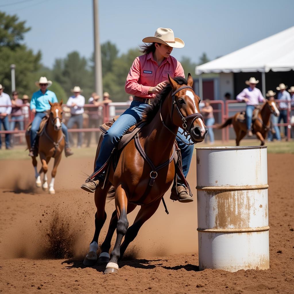 Horse Heaven Sportsman Society Barrel Racing Competition