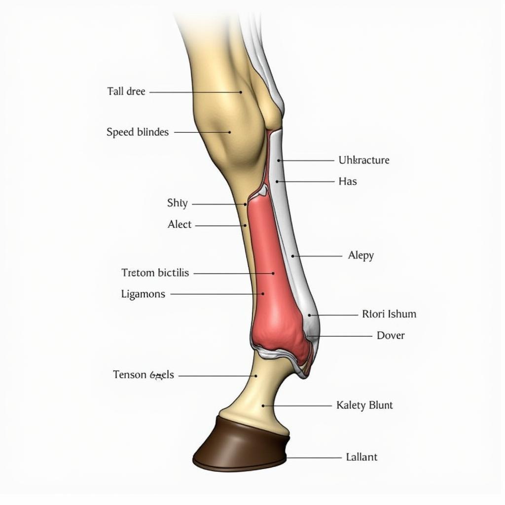 Horse Hock Anatomy Diagram