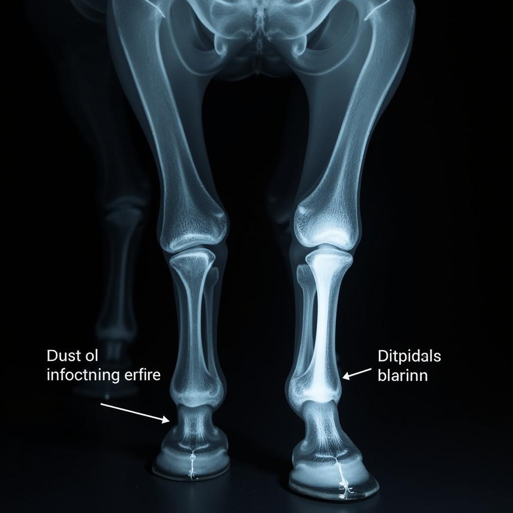 Horse Hock Joint X-ray Diagnosis