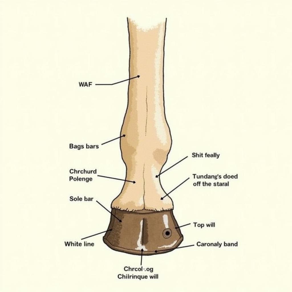 Horse Hoof Anatomy