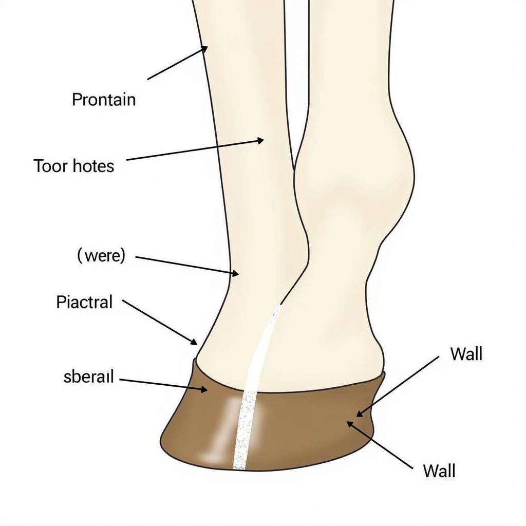 Horse Hoof Anatomy Diagram