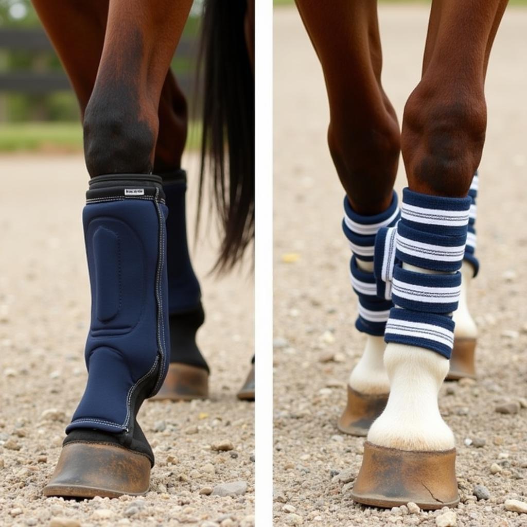 Horse Leg Protection: Boots and Wraps