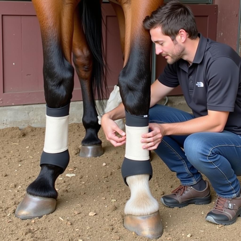 Applying Horse Leg Wraps Correctly