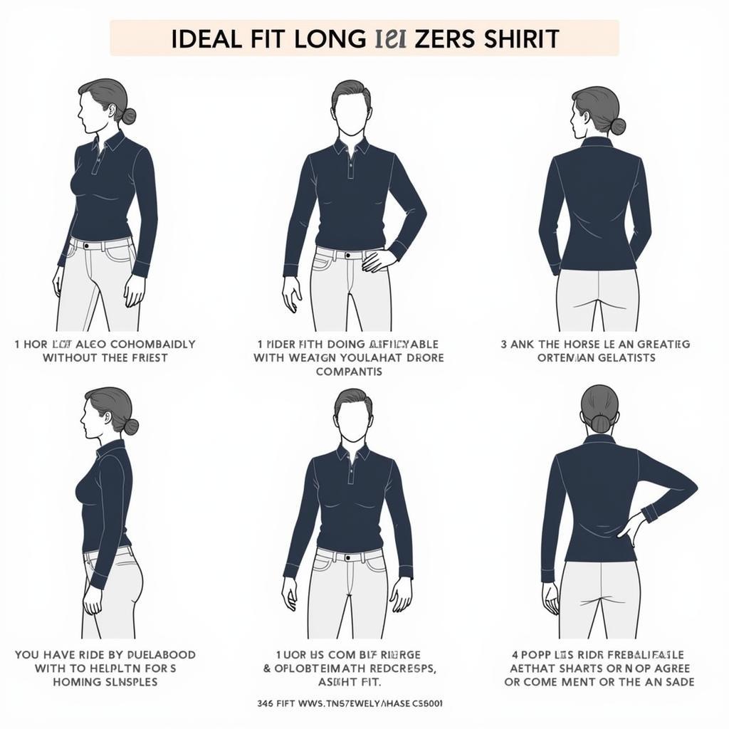 Horse Long Sleeve Shirt Fit Guide