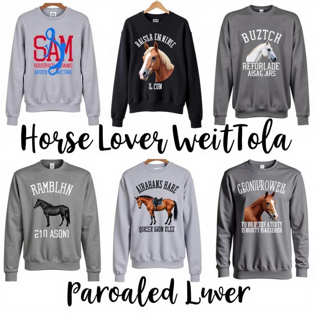 Horse Lover Sweatshirt Gifts: Personalized and Breed-Specific Designs