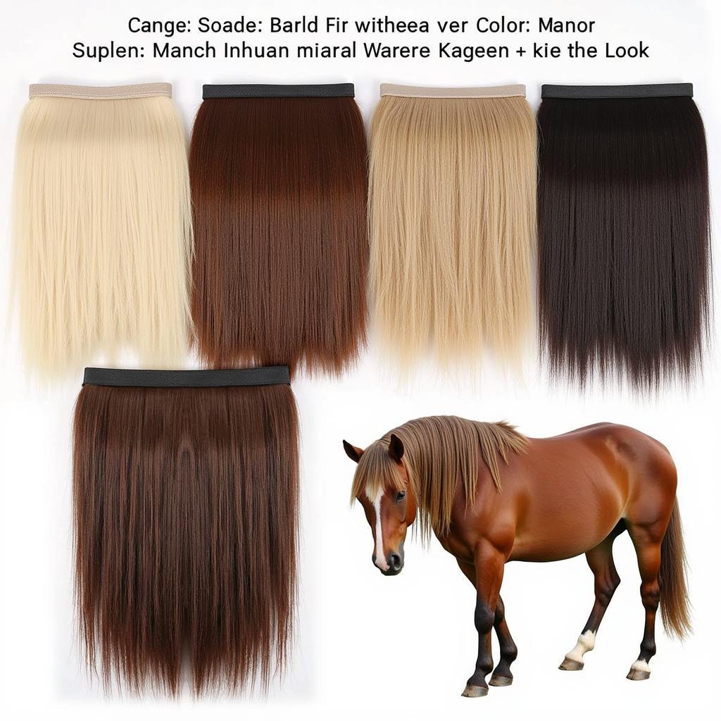 Choosing the Right Color and Length for Horse Mane Extensions