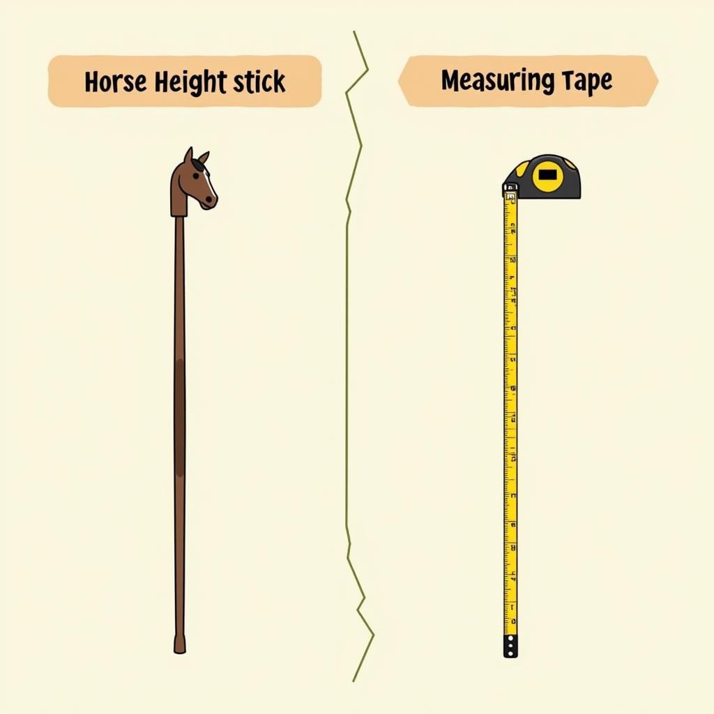 Horse Measuring Tape vs. Stick