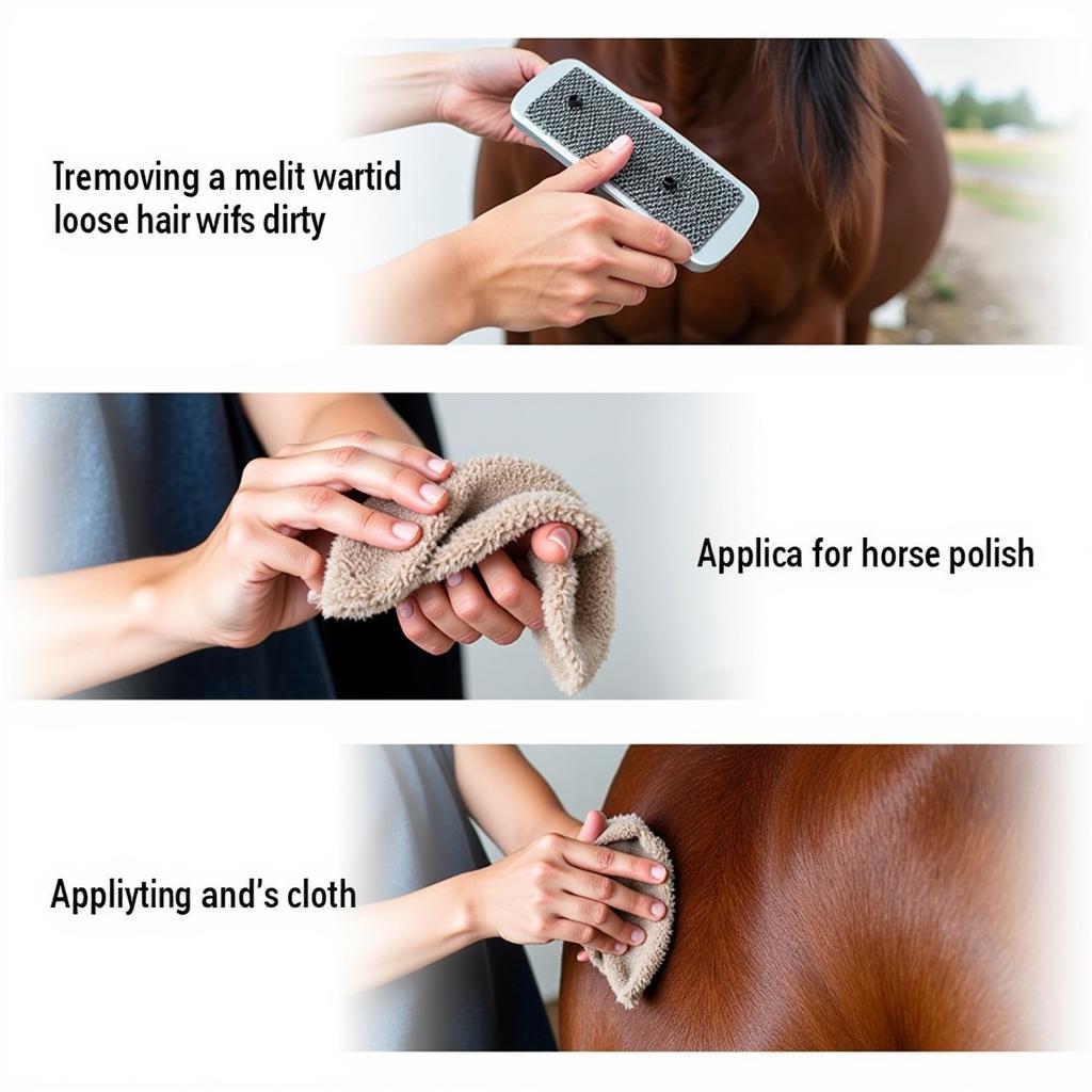 Regular Grooming Routine with Horse Polish