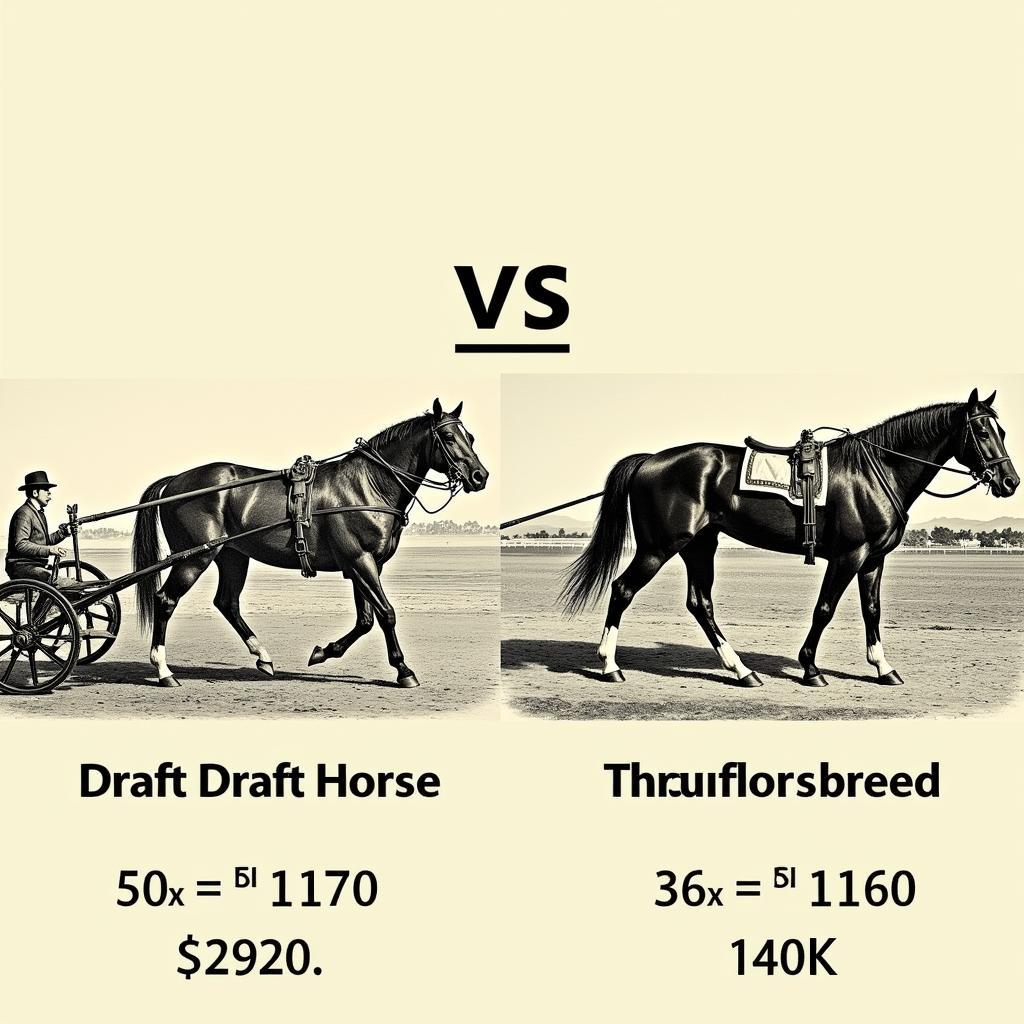 Horse Prices in 1880: Draft vs. Thoroughbred