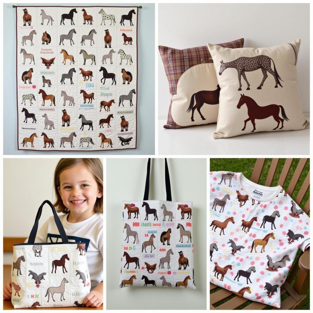 Creative Projects Using Horse Print Cotton Fabric