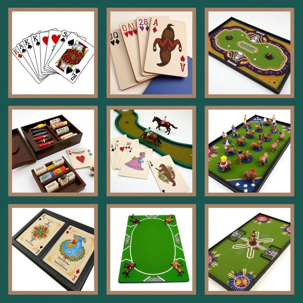 Different Types of Horse Racing Card Game Boards