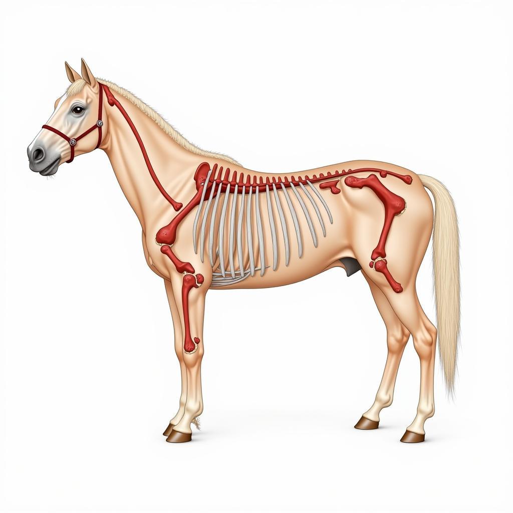 Horse Rib Cage Anatomy Diagram