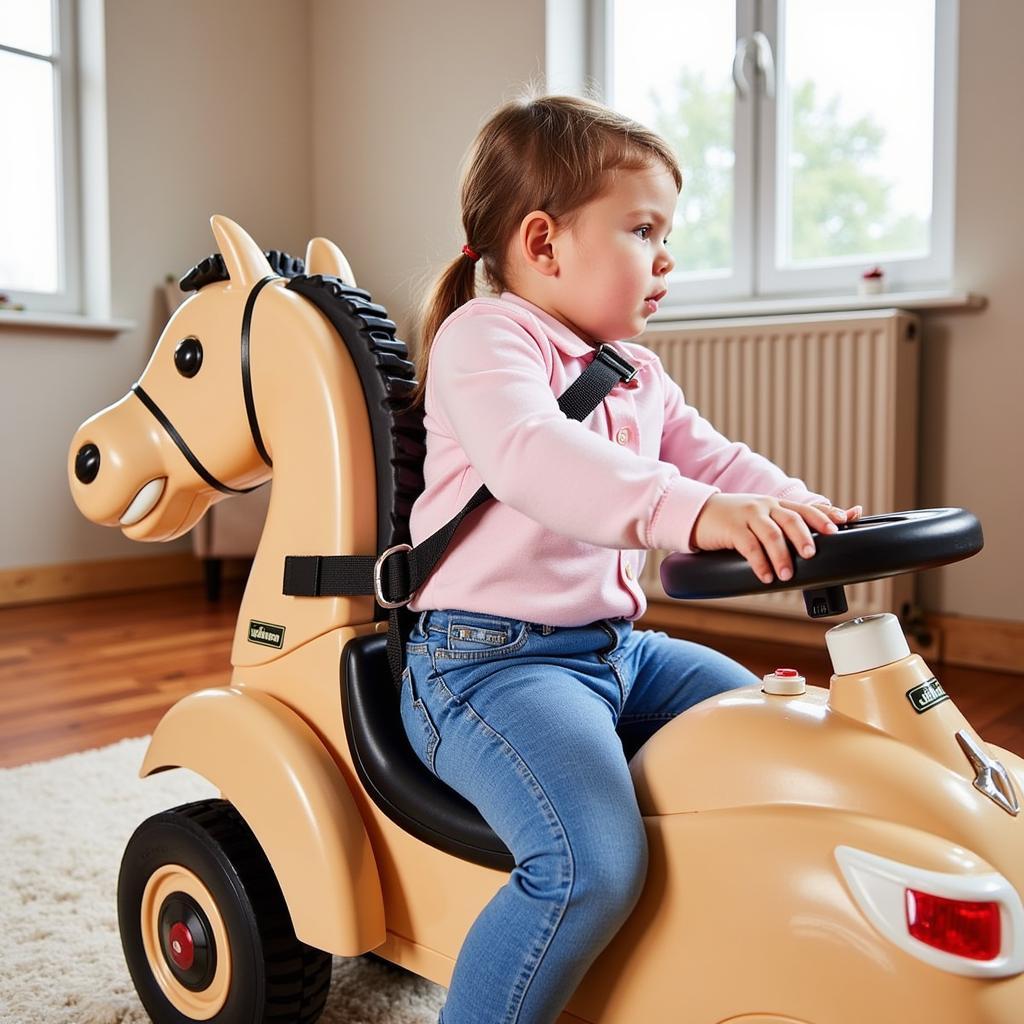 Horse Ride-On Toy with Safety Features