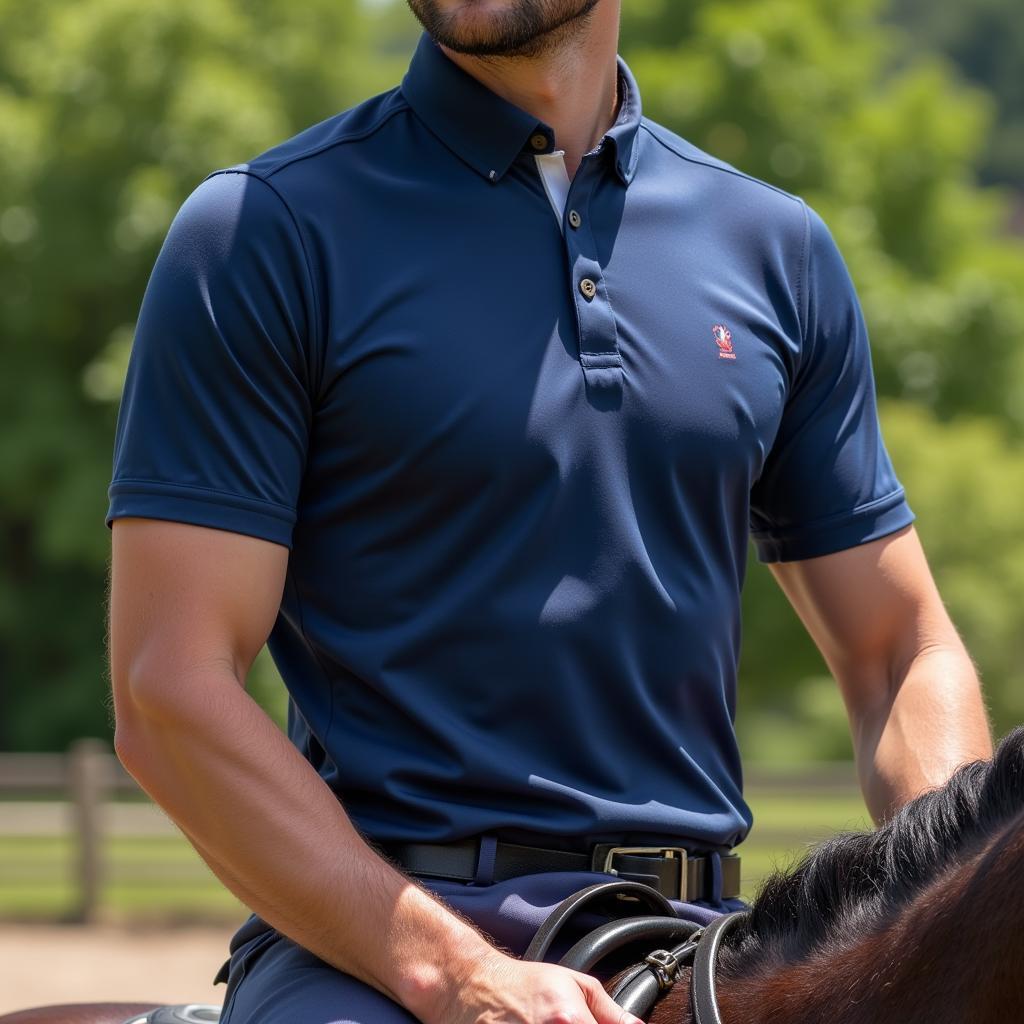 Horse Riding Polo Shirts: Fabric and Fit