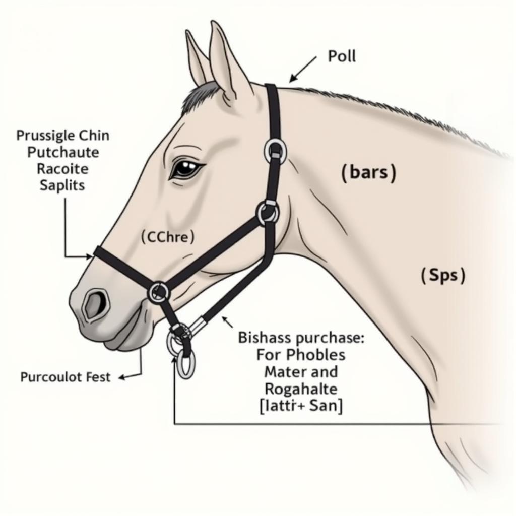 Pressure Points of a Horse Shank Bit