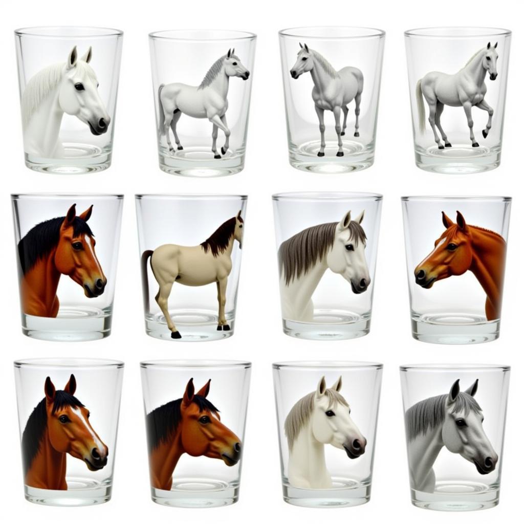 Horse Shot Glass Variety