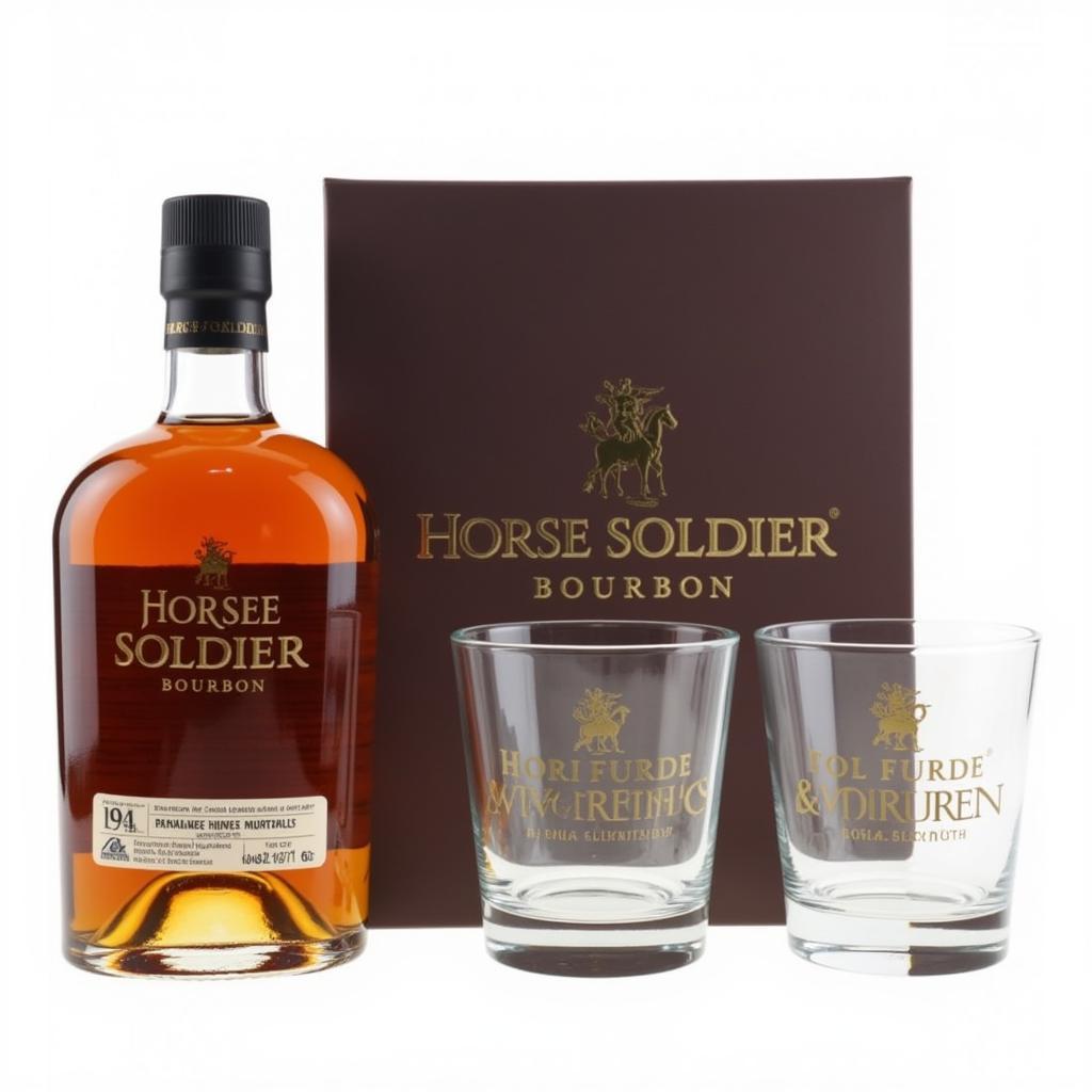 Horse Soldier Bourbon Gift Set with Glasses