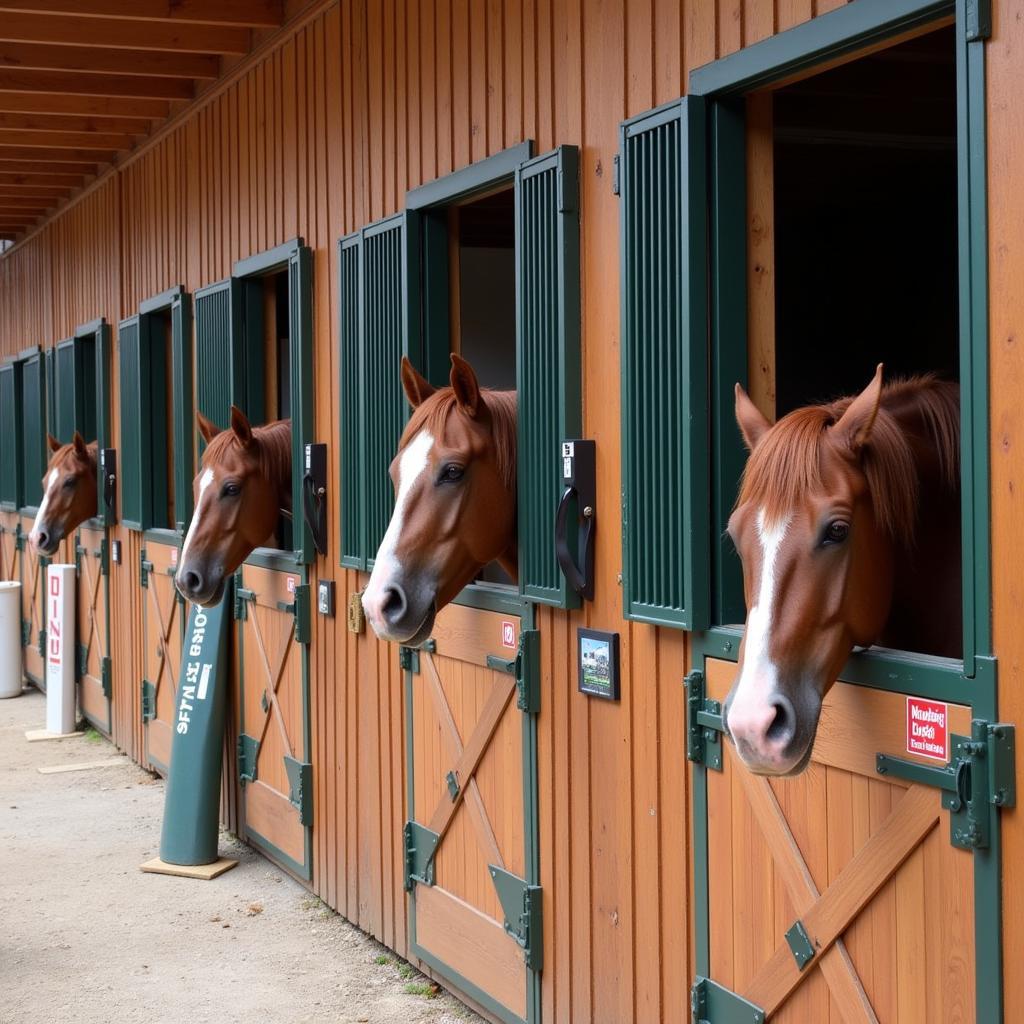 Optimal Sizing and Placement of Horse Stall Nameplates