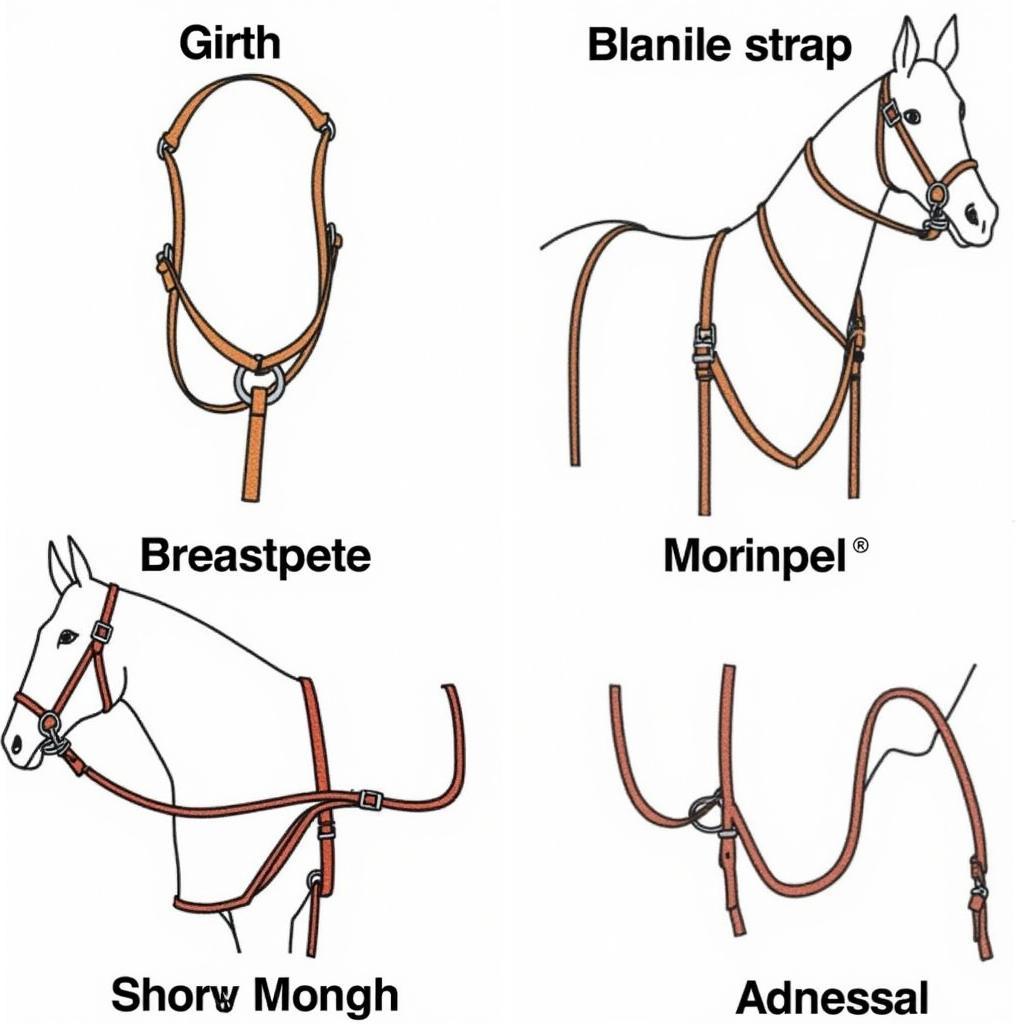 Different Types of Horse Straps