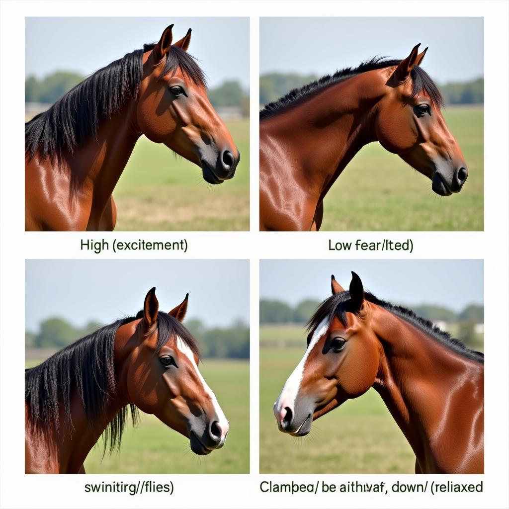 Horse Tail Communication Signals and Meanings