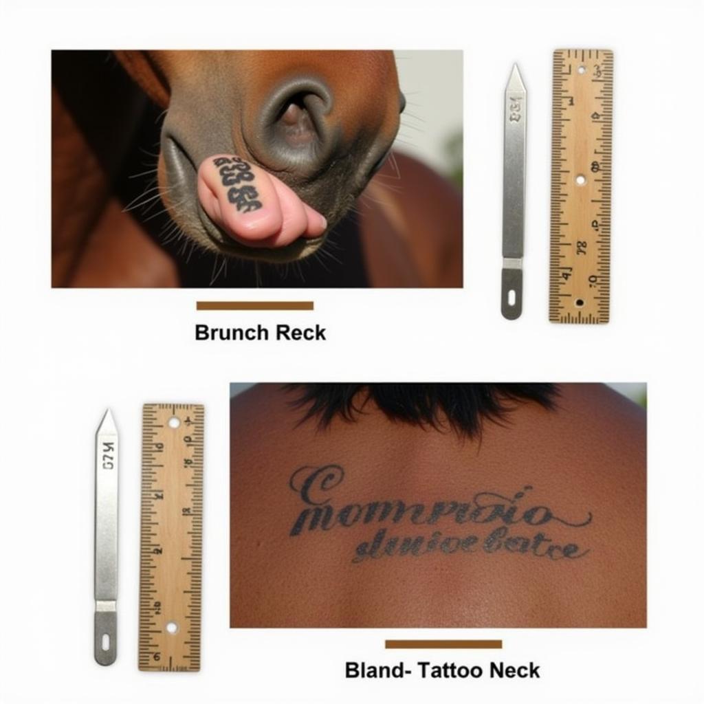 Horse Tattoo Variations: Lip and Neck