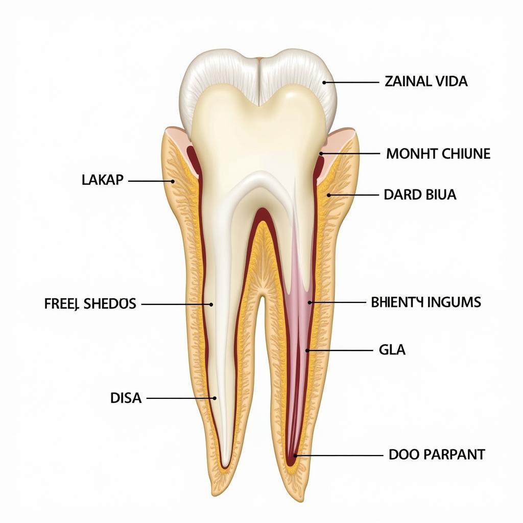 Diagram of Horse Teeth Roots