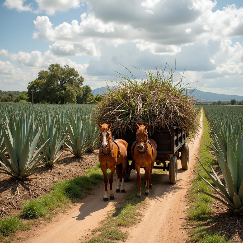 Horse and Tequila History in Mexico